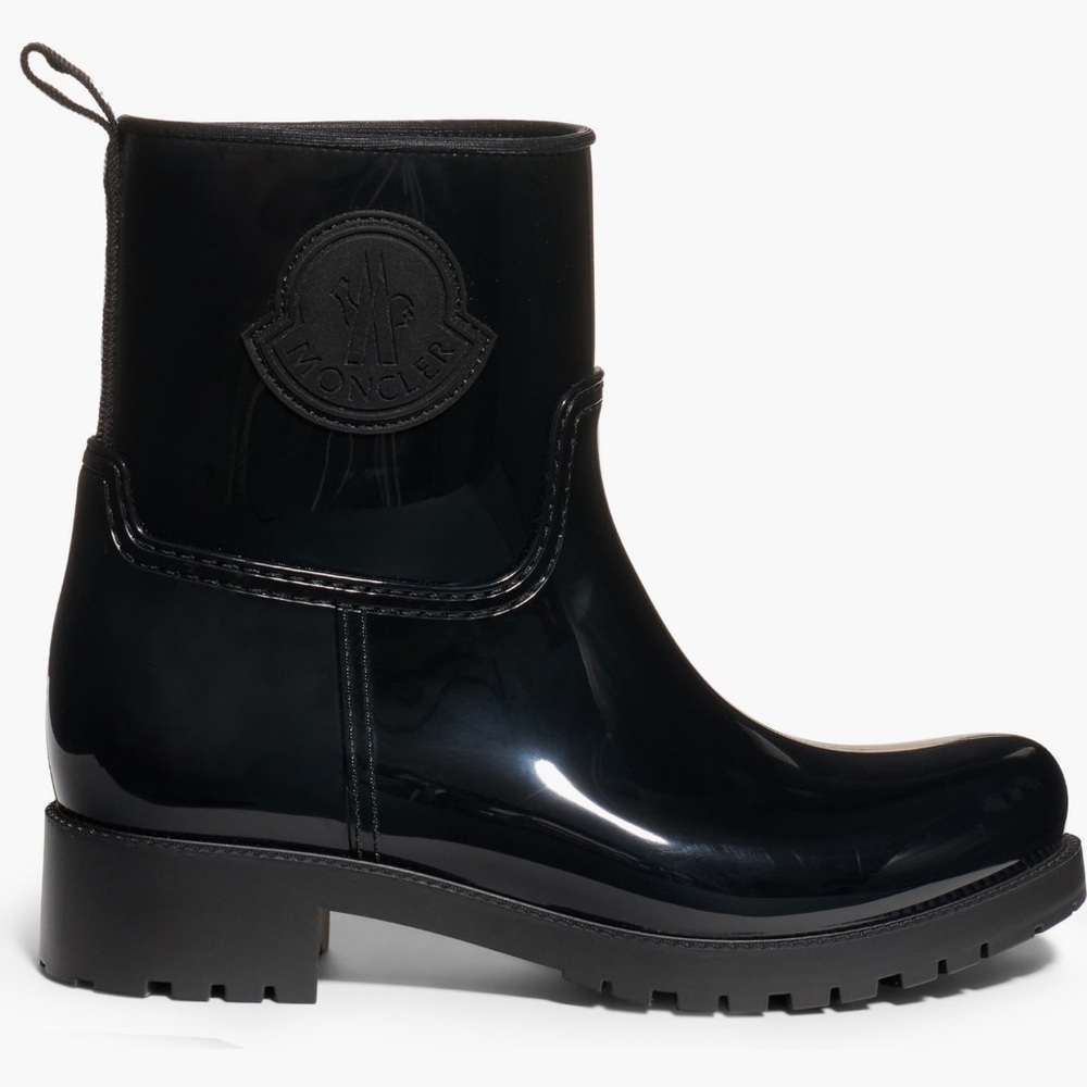 Moncler Ginette Logo Rain Boot size 10
